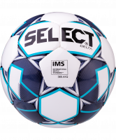Мяч футбольный Delta IMS 815017, №5, белый/темно-синий/голубой