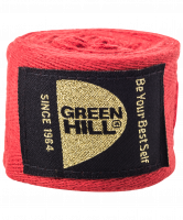 Бинт боксерский BC-6235c, 3,5м, х/б, красный