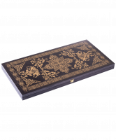 Нарды "Вьюн" 043-11 дорожные, 290х145х40 мм, черно-золотой