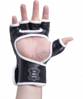 Перчатки для MMA Wasp Black, к/з, M