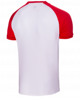 Футболка футбольная JFT-1011-012, белый/красный, детская