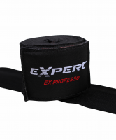 Бинт боксерский HWS-045, черный, эластик, 4,5 м