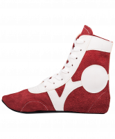 Обувь для самбо RS001/2, замша, красный