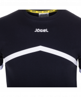 Футболка тренировочная детская JCT-1040-061, хлопок, черный/белый, детская