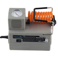 Компрессор электронный  "VOLCANO", арт. FTC-110, 46,5 л/мин, 18х13х16 см, манометр, 3 иглы, 95Вт, сер