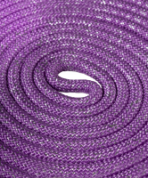 Скакалка для художественной гимнастики RGJ-403, 3м, сиреневый/серебряный, с люрексом