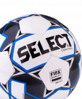 Мяч футбольный Contra FIFA 812317, №5, белый/синий/серый/черный