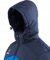 Куртка утеплённая детская JPJ-4500-971, полиэстер, темно-синий/синий/белый