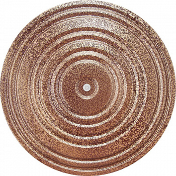 Диск здоровья, арт.MR-D-09, металлический, диам.28 см, окрашенный, ВИШН/ЧЕРН