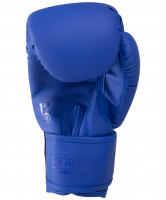 Перчатки боксерские BGS-V010, синий, 10 oz