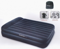 Надувная двуспальная кровать BestWay 203*163*48см (черная) встр. насос