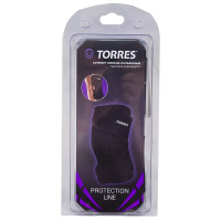 Суппорт колена разъемный "TORRES" арт.PRL6006, неопрен 3 мм, рег. размер, черный