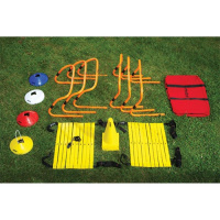 Набор для тренировок  "MITRE" арт. A3092AAA, 6 барьеров,2 лест,10 конус, 40 фишек,свисток,сумка,мультикол