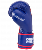 Перчатки боксерские Knockout BGK-2266, 14 oz, к/з, синий