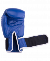 Перчатки боксерские GYM BGG-2018, 12oz, кожа, синие