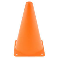 Конус тренировочный, арт.У716/MR-K20, выс.20см, осн.12х12см, мягк. пластик, без отверстий, оранжевый