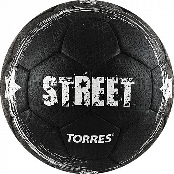 Мяч футбольный  "TORRES Street" арт. F00225, р.5, 32 пан.. рез., 4 подкл. слоя, руч. сшив., чер-бел