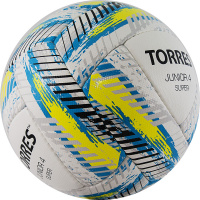 Мяч футб. "TORRES Junior-4 Super HS"арт.F320304, р.4,вес 290-320 г, ПУ,4 сл,16п, руч.сш, бел-жел-гол