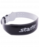 Пояс атлетический SU-302, 4 дюйма, кожа, черный