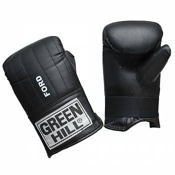 Перчатки снарядные "GREEN HILL FORD" арт. PMF-2068-XL-BK, р.XL, иск. кожа ПУ, черные