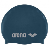 Шапочка для плавания  "ARENA Classic Silicone", арт.9166277, СИНИЙ, силикон
