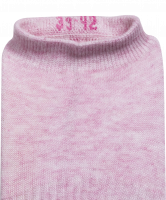 Носки низкие SW-205, розовый меланж/светло-серый меланж, 2 пары