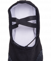 Балетки детские, текстиль, черный, р. 27-31