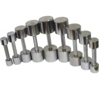 Гантели неразборные Torres "фитнес", 3 кг, хромированные