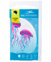 Шапочка для плавания Meduza, силикон, подростковая