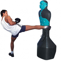 Тренажер для бокса Slam Man NEW! AeroFit, бирюзово-серый