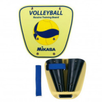 Доска волейбольная "MIKASA AC-RT200W" для отработки приемов, размер 30,5*29,5 см, желто-синий