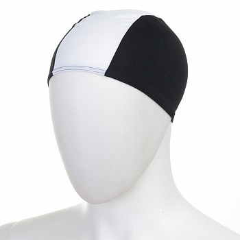 Шапочка для плавания детская  "FASHY Polyester Cap", арт.3236-00-18, бело-черный, полиэстер