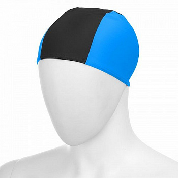 Шапочка для плав. "FASHY Fabric Cap", арт.3242-00-59, полиамид/эластан, 3 панели, бирюзово-черный
