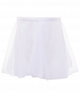 Юбка AA-261, на завязке , полиамид, сетка, белый (30-34)