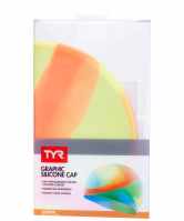 Шапочка для плавания Tie Dye Junior Swim Cap, силикон, LCSJRTD/173, оранжевый