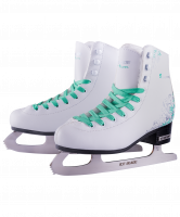 Коньки фигурные Aurora синт. кожа c мехом