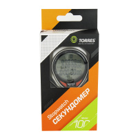 Секундомер проф. "TORRES Professional Stopwatch",арт.SW-100,100 яч.пам.,таймер,метроном,сер-чер. NEW