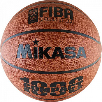 Мяч баскетбольный  "MIKASA BQC1000" р.6, композ.синт.кожа (микрофибра),FIBA Appr,нейл.корд,бут.кам,кор-ор-ч