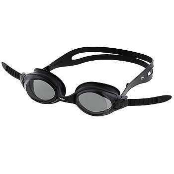 Очки для плавания  "FASHY Spark II", арт.4167-20, ДЫМЧАТЫЕ линзы, нерег.перенос., черная оправа