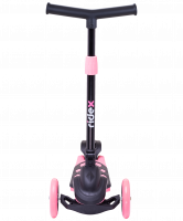Самокат 3-колесный Robin 3D 120/90 мм, розовый
