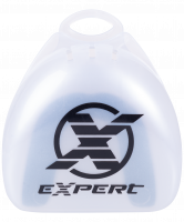 Капа детская Karate MGX-003 kr, с футляром, белый/черный