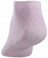 Носки низкие SW-205, розовый меланж/светло-серый меланж, 2 пары