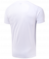 Футболка тренировочная детская JTT-1041-018, полиэстер, белый/серый