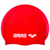 Шапочка для плавания  "ARENA Classic Silicone Jr", дет., арт.9167044, КРАСНЫЙ, силикон