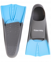 Ласты тренировочные Colton CF-01, серый/голубой, р. 36-38