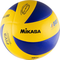 Мяч волейбольный  "MIKASA MVA300", р.5,  синт.кожа (микрофиб),FIVB Appr, 8 пан, клееный, бут.кам, сине-желт