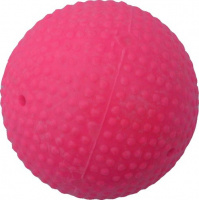 Мяч для хоккея на льду I.V.P, арт.MR-MH, FIB Appr,пластик/дерево, ярко-малиновый